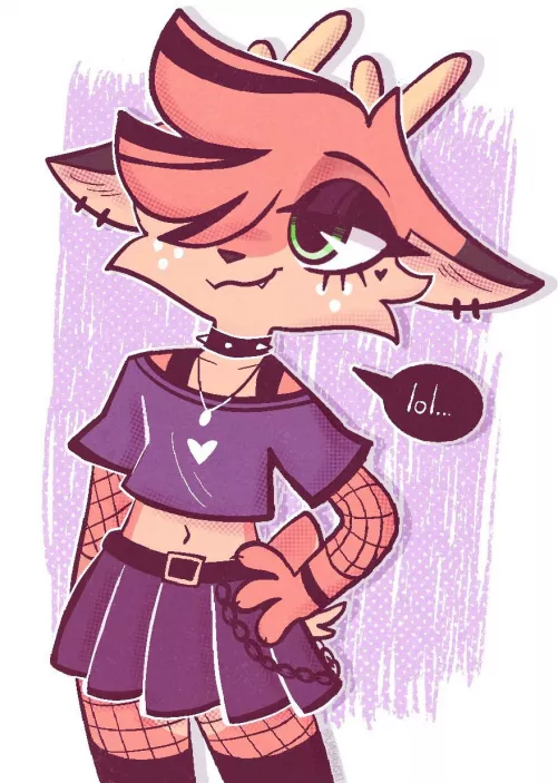 gothdeer! (@jayrnski) by JayInDisarray