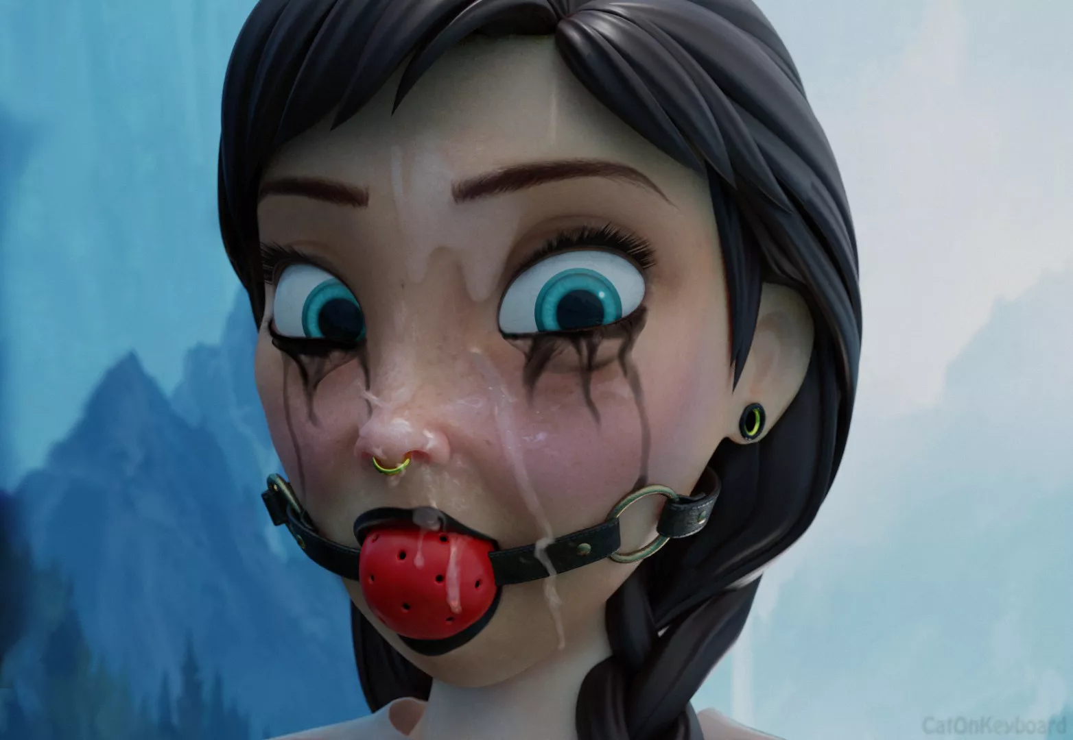 Gothic Anna Having Some Fun posted by CatOnKeyb345de6fu