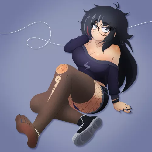 Gothic Girl [Art and Character by Pholycarpie] by MarvitPH