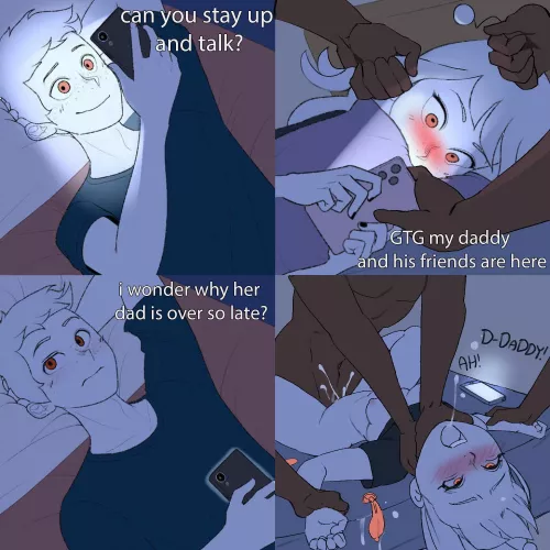 Gotta go, Daddy’s over! by push_n_pull