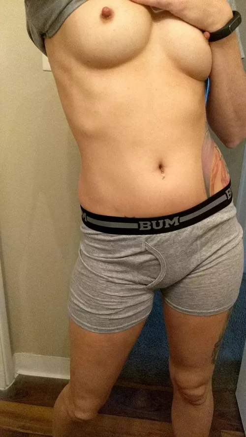 Gotta love a girl in boxer briefs 😏 by Sassafras_1