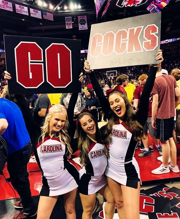 Gotta love the South Carolina Cheerleaders!! posted by DarthDesirednBound