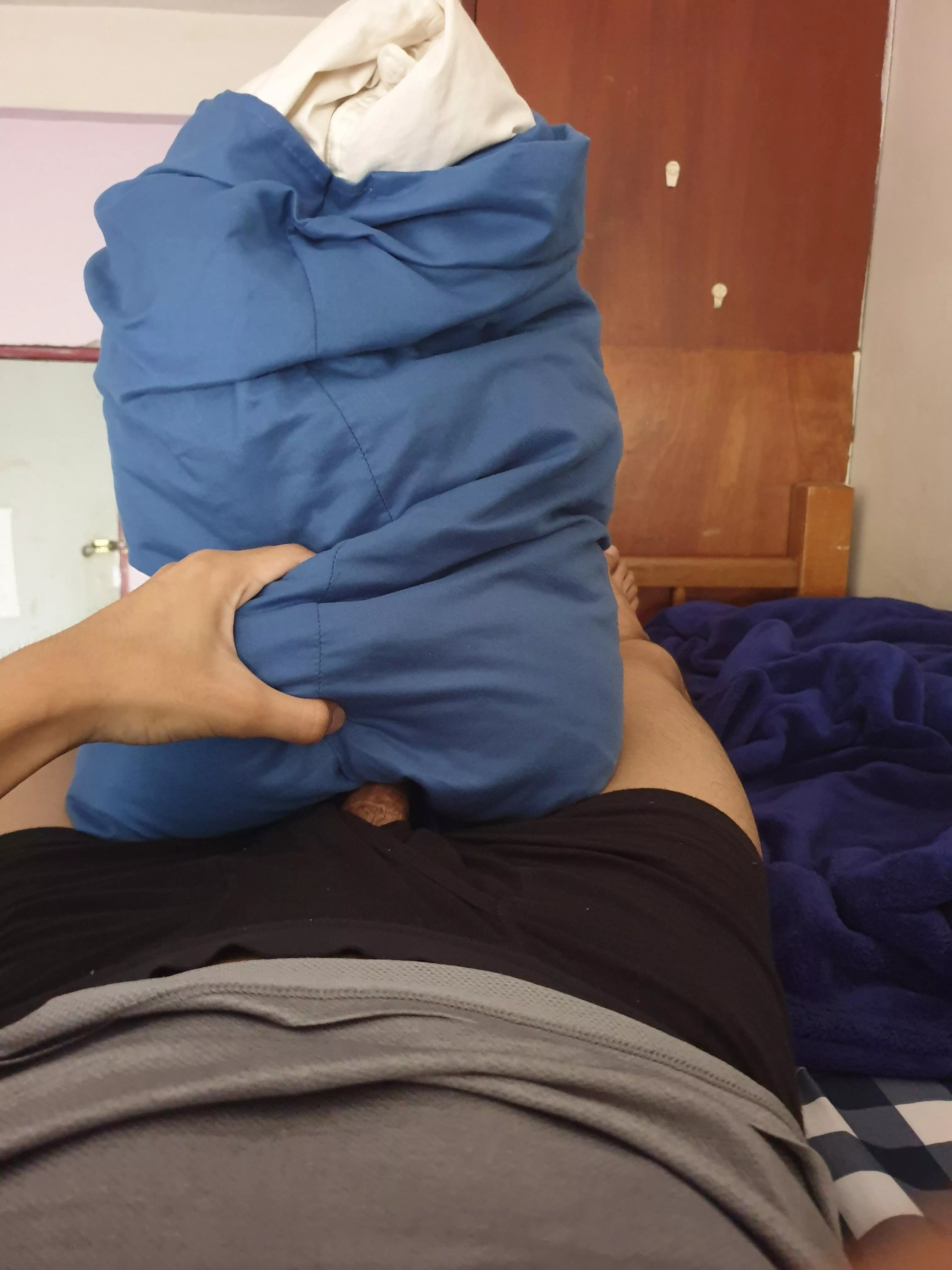 Gotta make it quiet. Roommate is sleeping! posted by brunomald