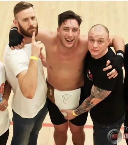 Grabbin The Winner's Crotch by NudeBiGuy