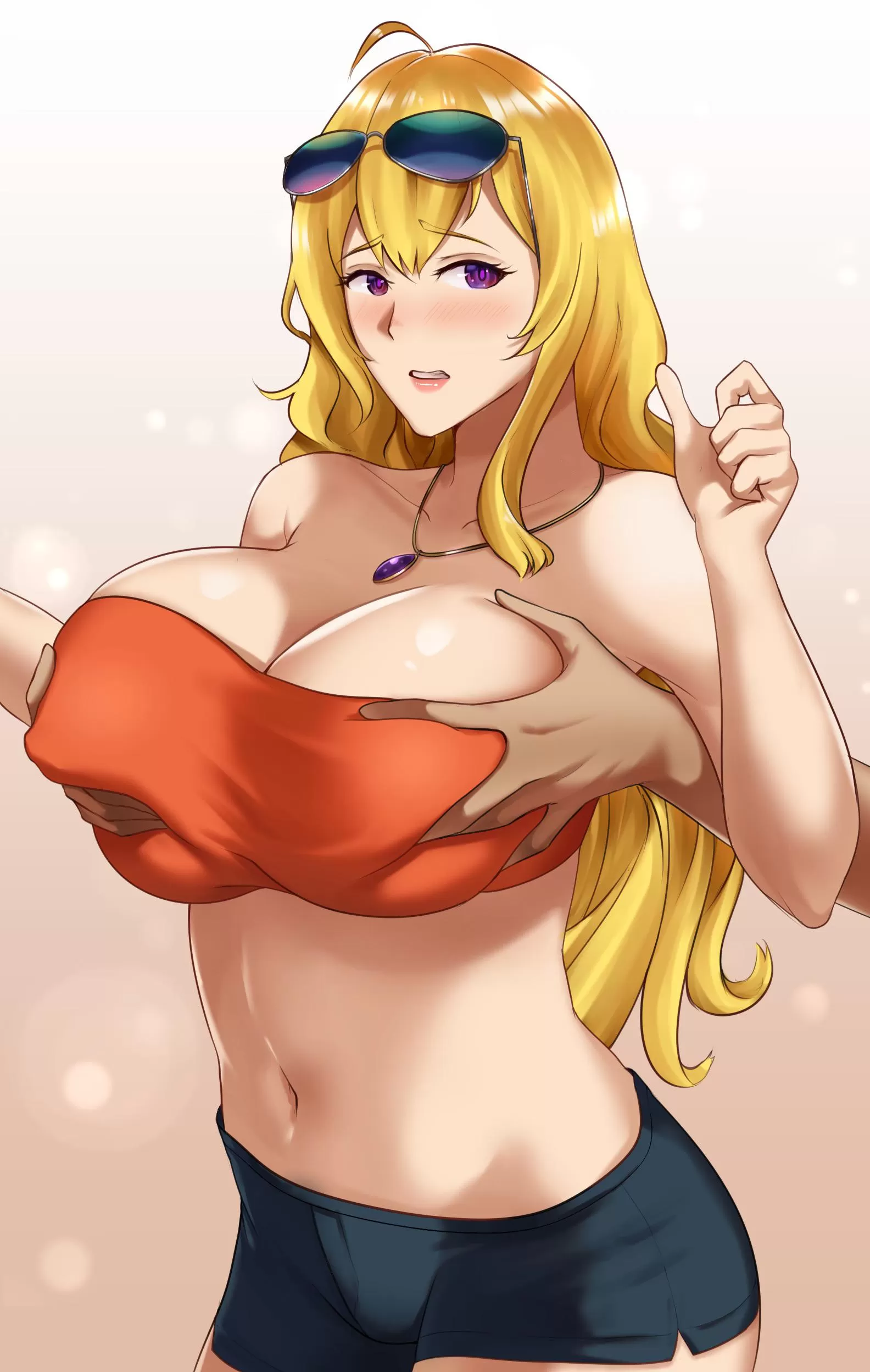 Grabbing A Double Handful Of Yang’s Absolutely Massive Gazongas (Ganozzu) posted by STSTheReturn