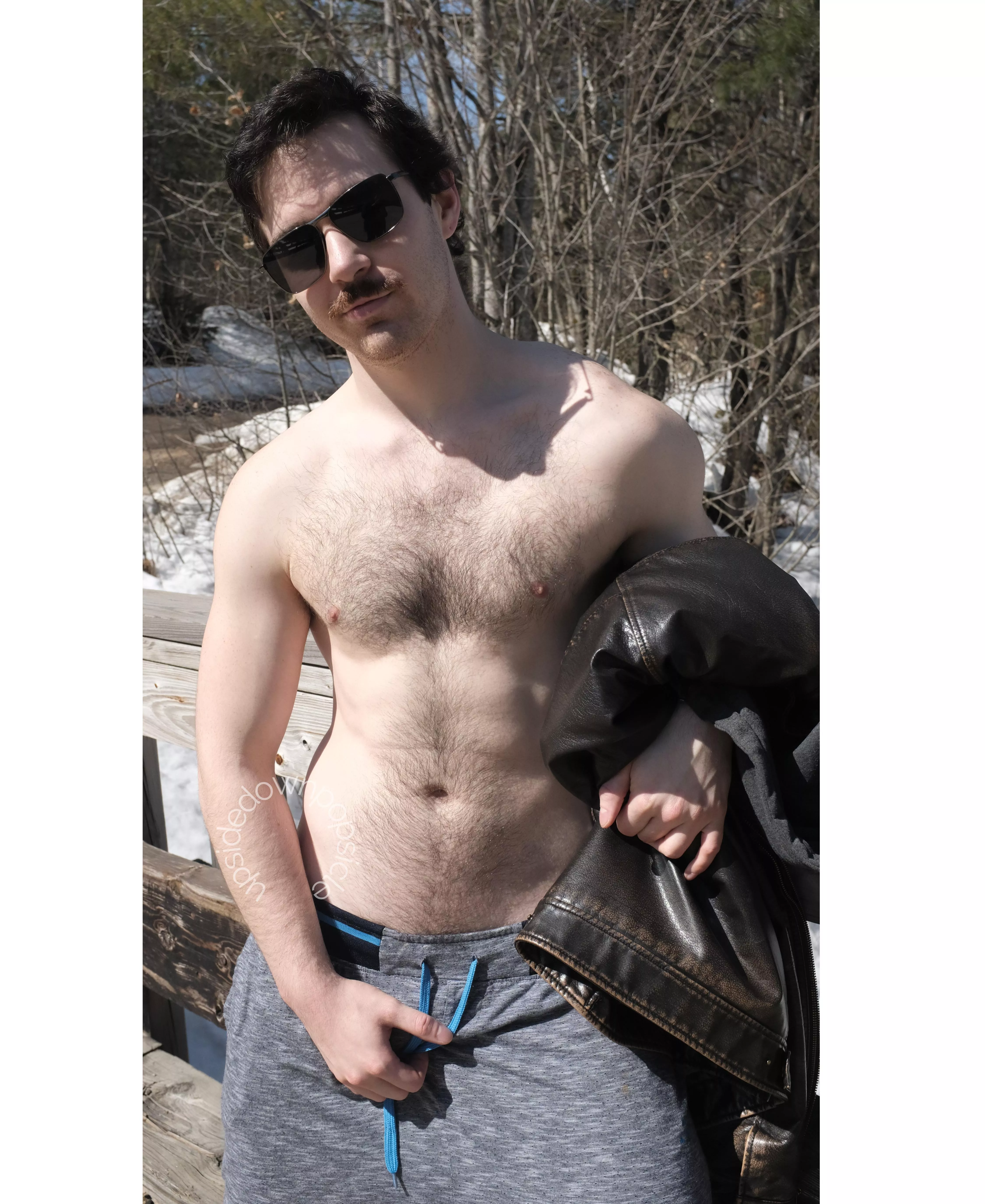 grabbing the bulge through sweatpants in public 😇 posted by [deleted]