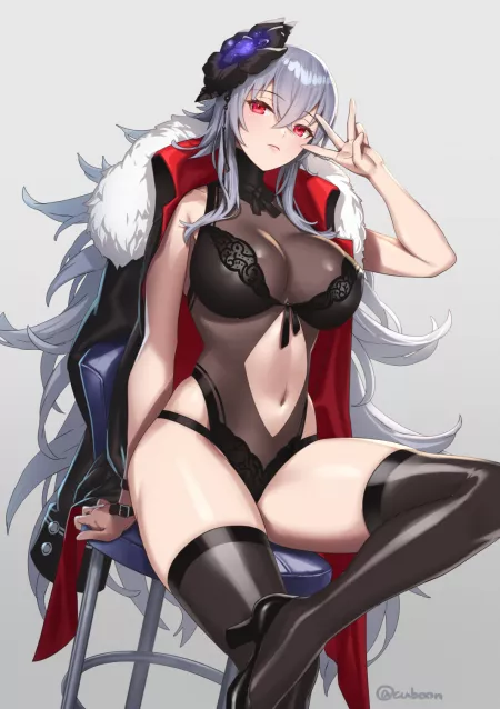 Graf Zeppelin Swimsuit (Cuboon) [Azur Lane] by sequence_string