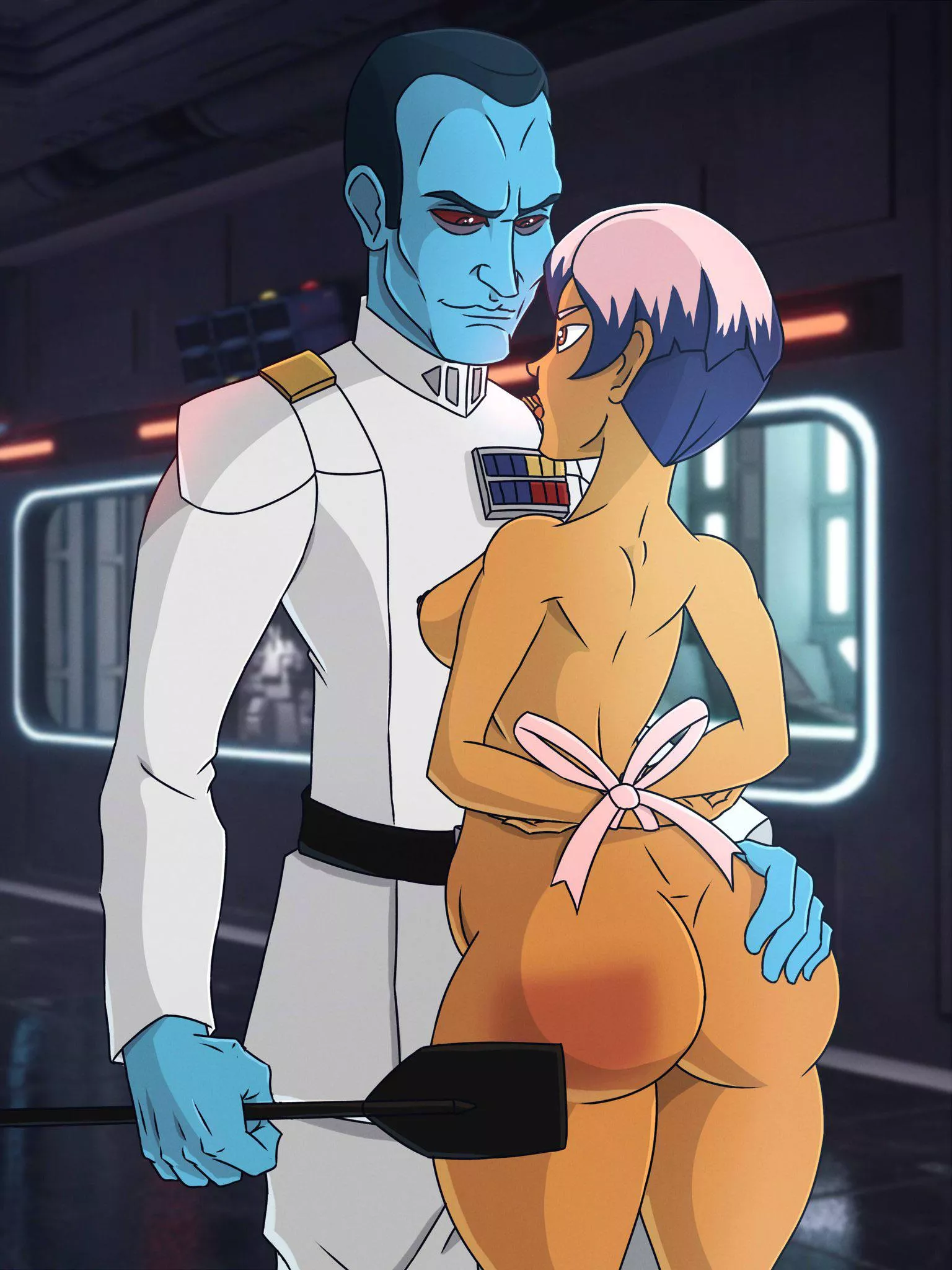 Grand Admiral Thrawn and Sabine Wren (KingVego) [Rebels] posted by organizeit2