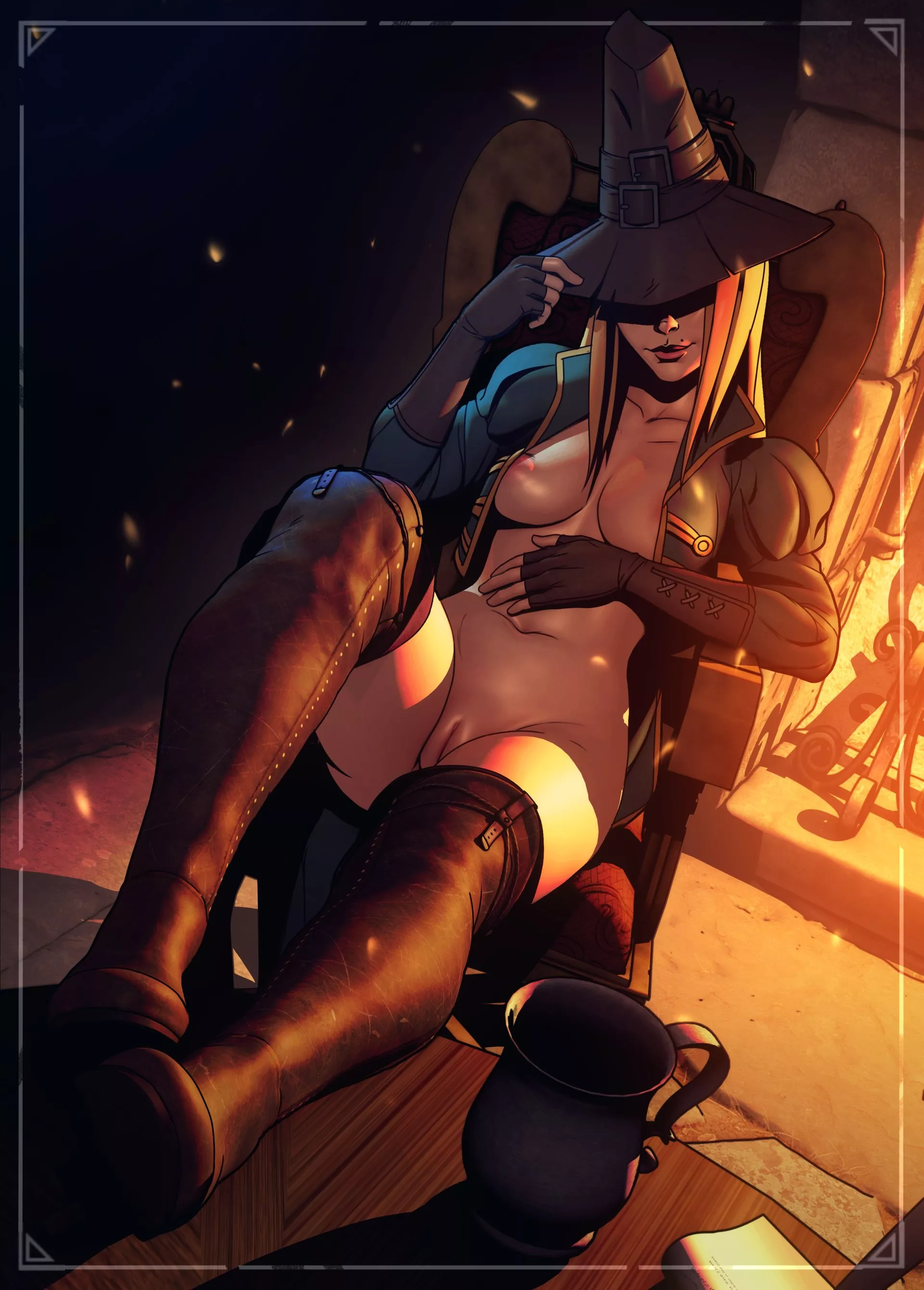 Grave Robber (John Doe) [Darkest Dungeon] posted by Kuro-Oji