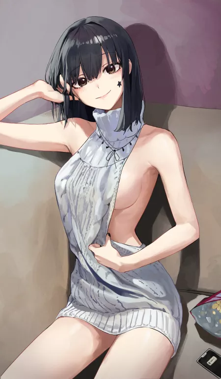 Gray sweater [Original] by xSoulsaber