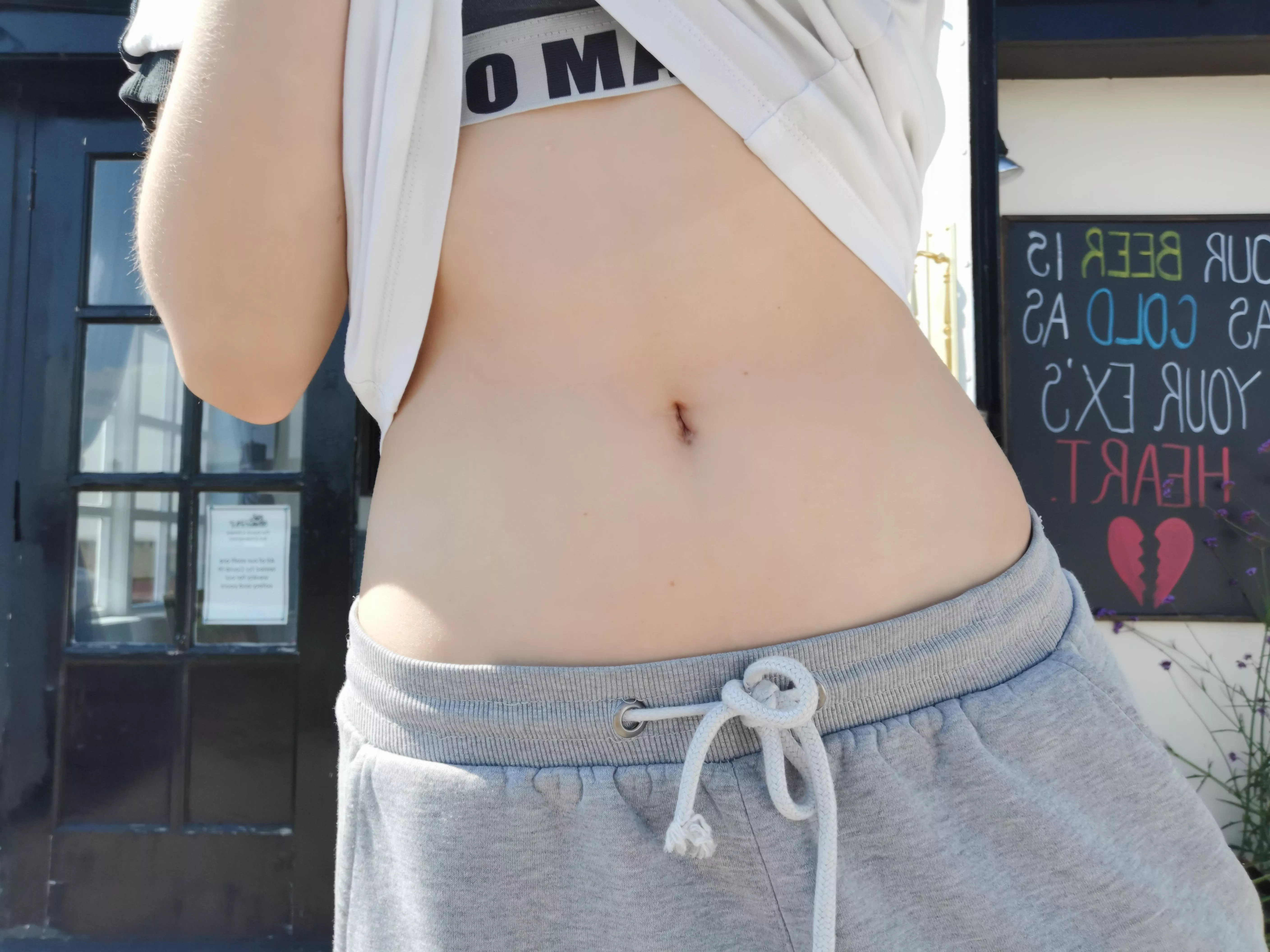 Gray sweatpants posted by LovePINK303