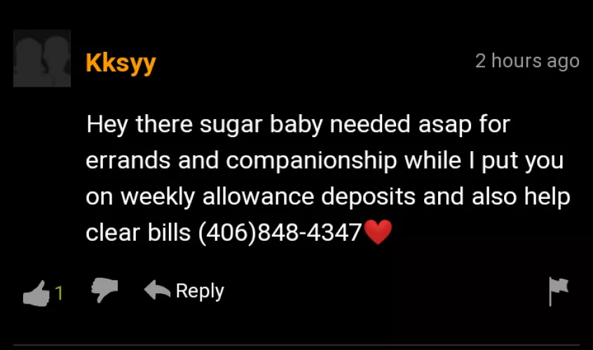 Great idea put your phone number in porn comment section by carnarx