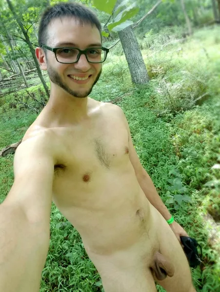 Green fields in the forest by wolfburns