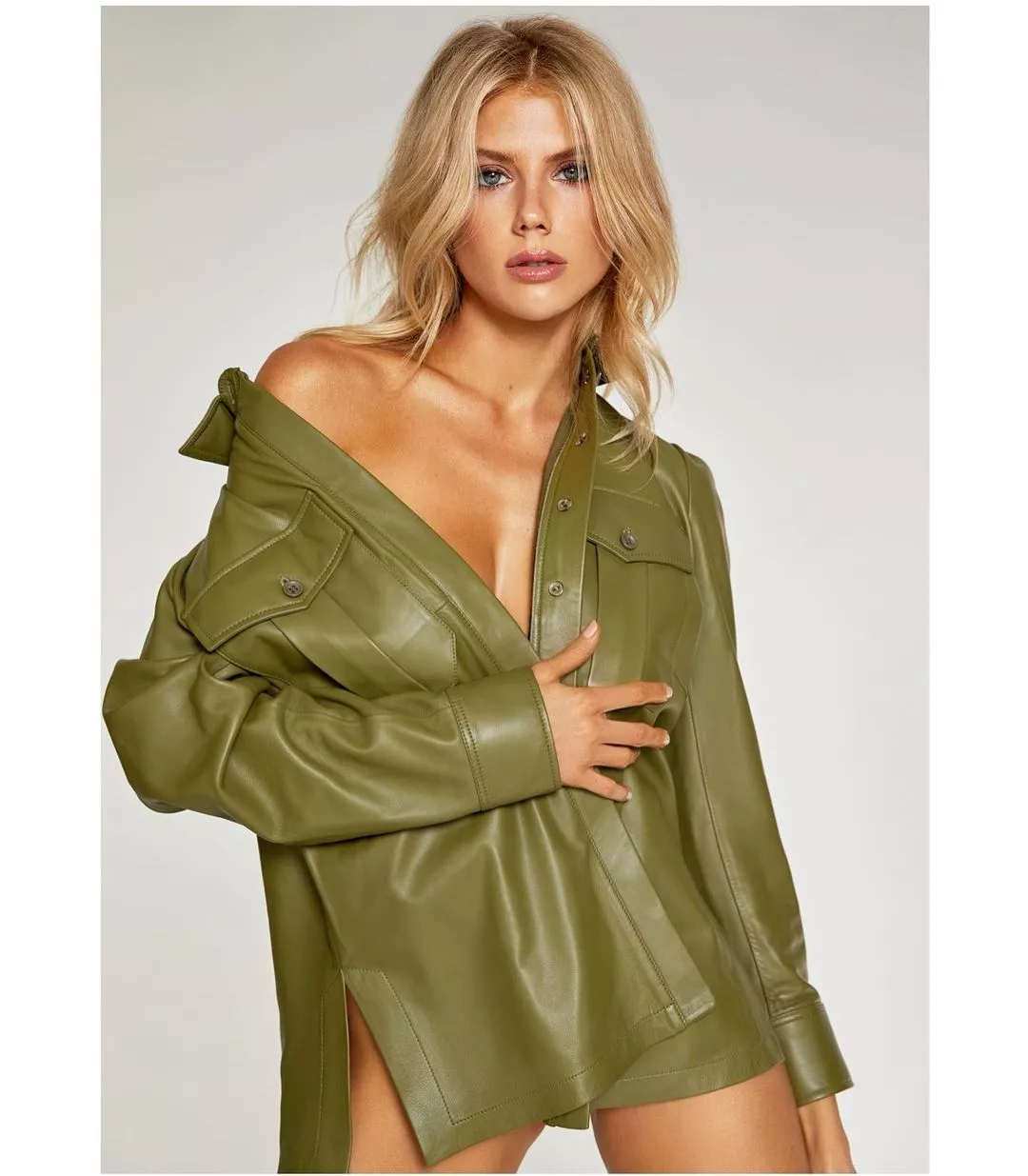 Green leather jacket posted by gotfannorthofthewall