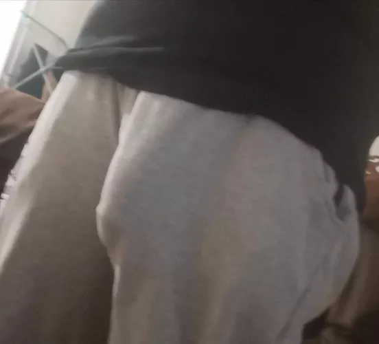 Grey joggers will help keep me warm as the weather gets colder by BoxerbusteRR