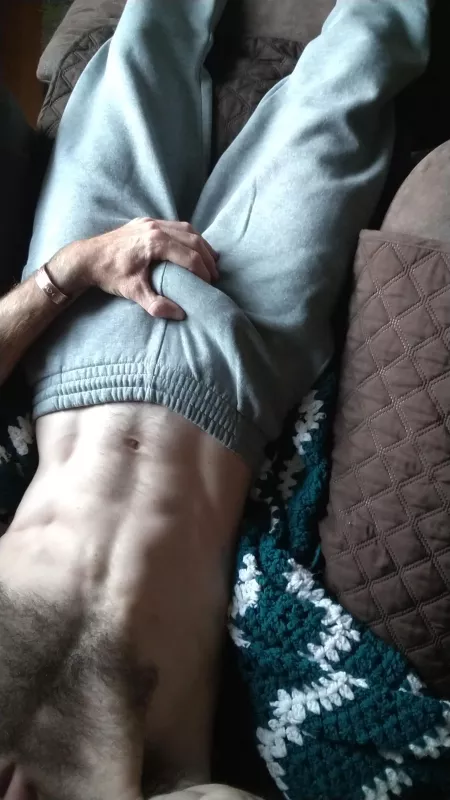 grey sweatpants weather. by gruntphilosopher