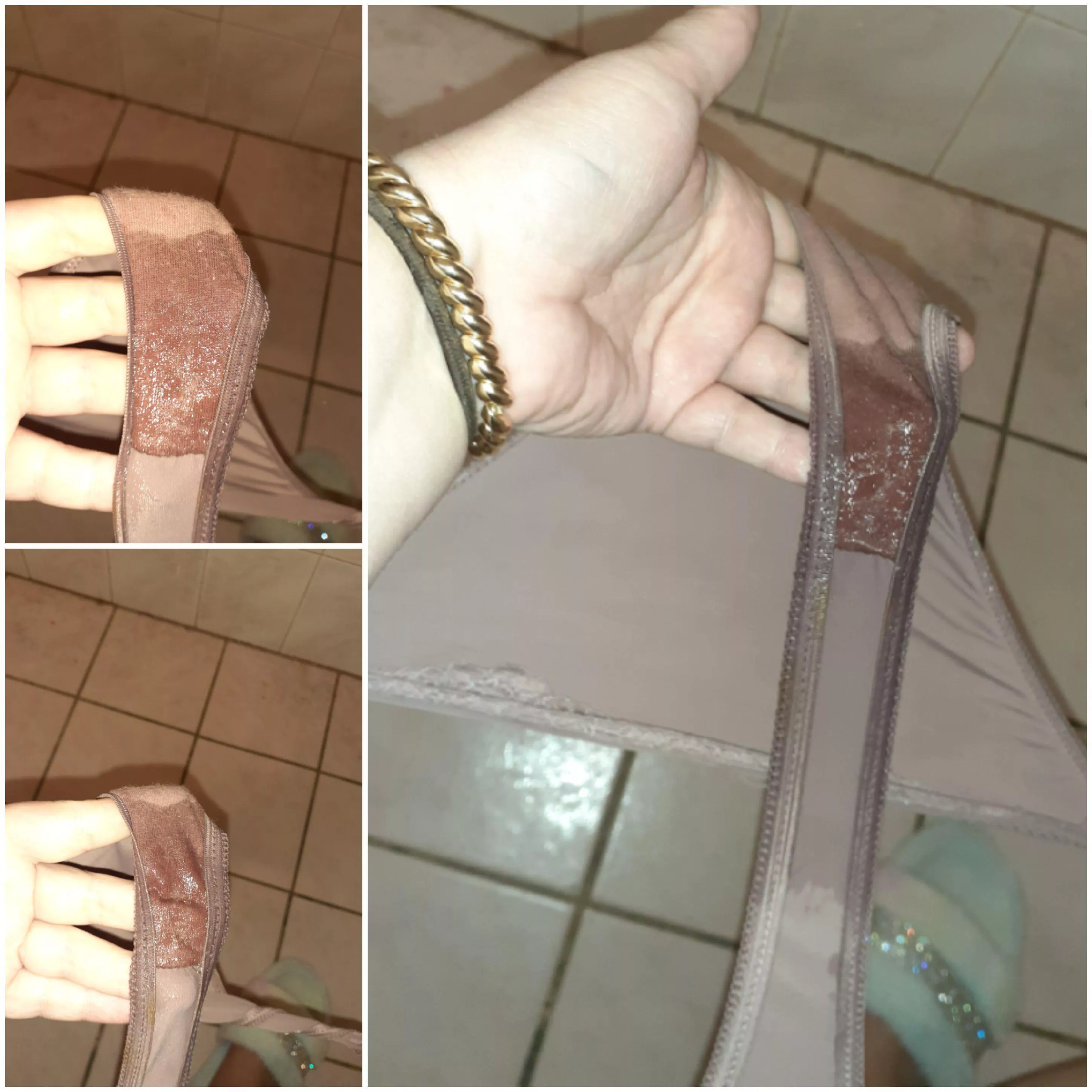 Groolly panties after a session with my vibrator. posted by yourenotquiteme