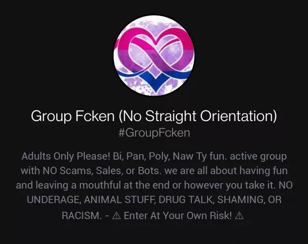 #GroupFcken - new fun KIK group to join. Brand New! there is verification so when you enter be prepared. also, if you know anyone else who would like to join.. inv them too! we want to have a wide variety of M, F, NB and others to join us. let's have fu by YourNaughtyGuy