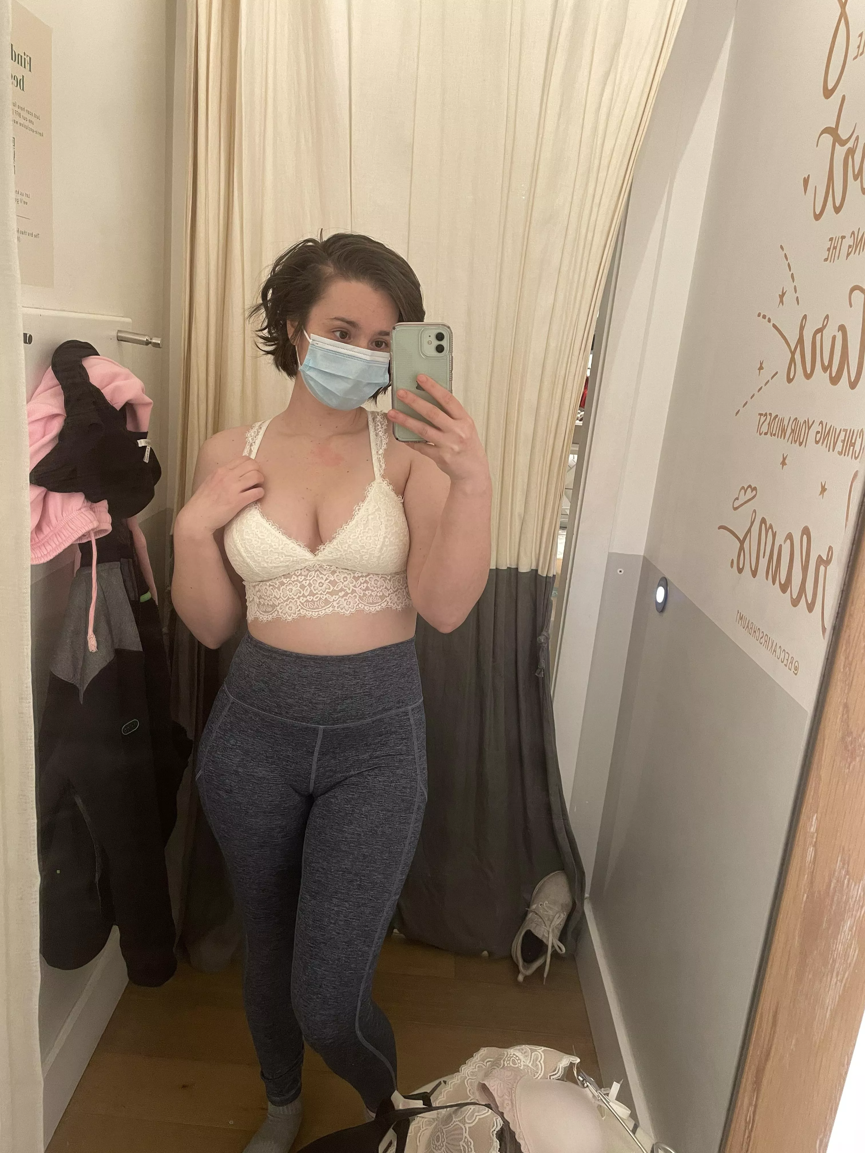 Growing my cup size means getting new bras 😉 loving my natural cleavage posted by ellietheelephant29