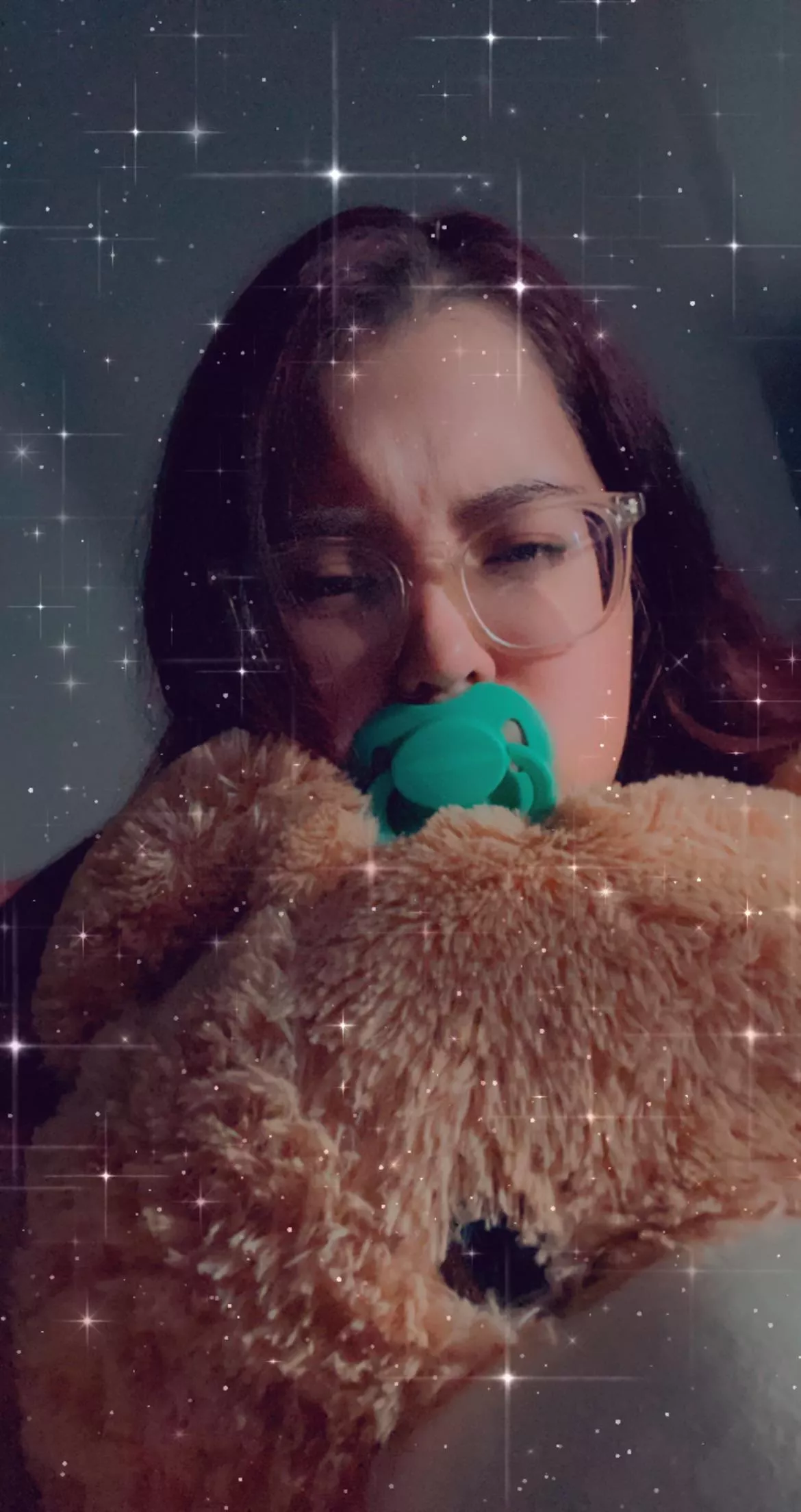 grumpy baby cuz frozen 2 won’t work 😤 posted by royalspiice