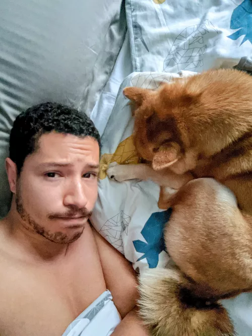 Guess who takes up the most room in bed? by isarobots