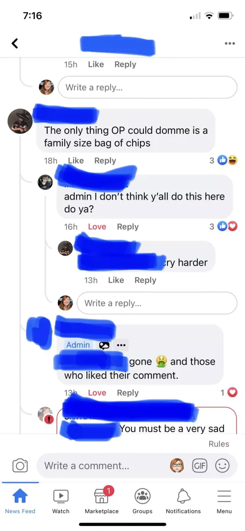 Guy doms being mean to femdoms 2: electric boogaloo posted by PhinnishPharma