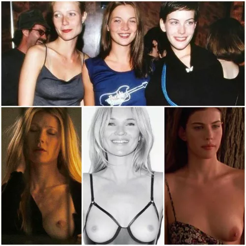 Gwyneth Paltrow, Kate Moss & Liv Tyler by deadkameng