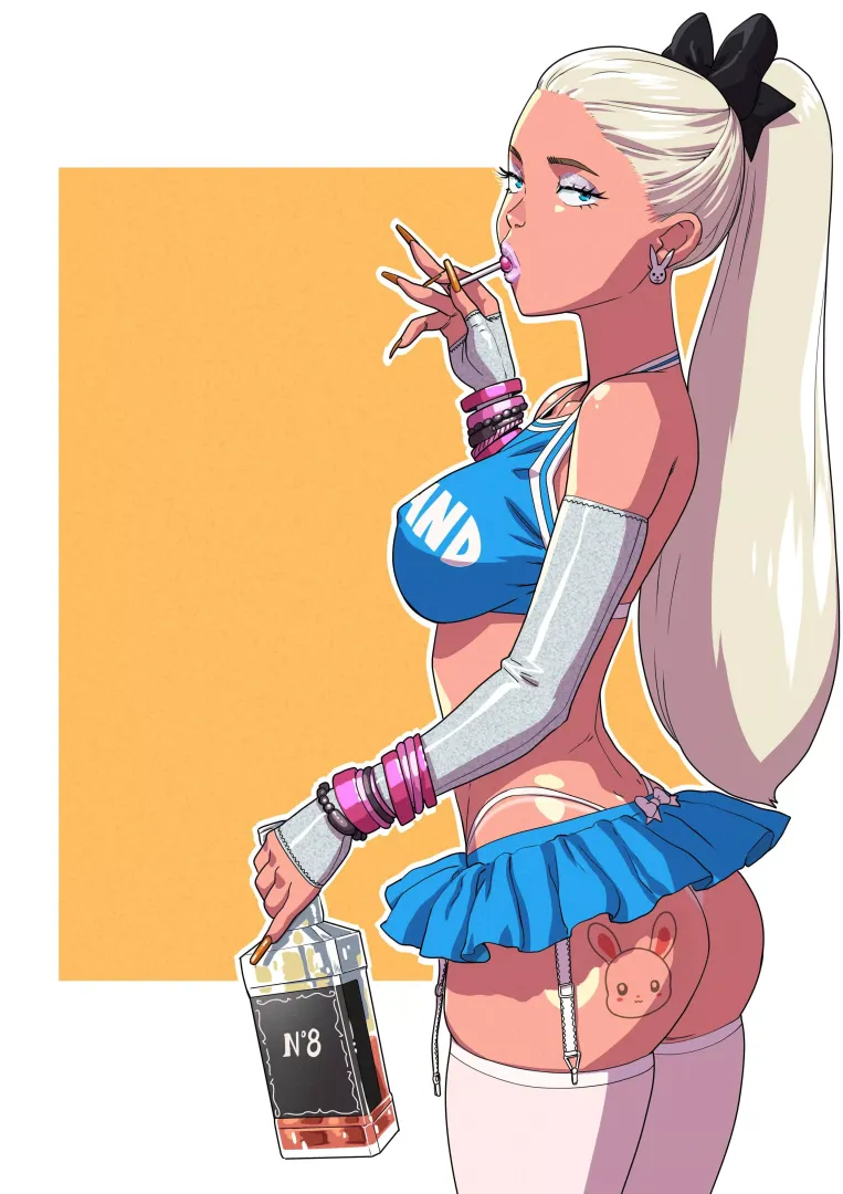 Gyaru Alice. (Art by Tekuho) posted by [deleted]