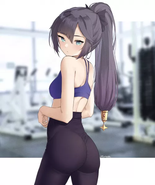 Gym Mona [Genshin Impact] by ArmorXIII