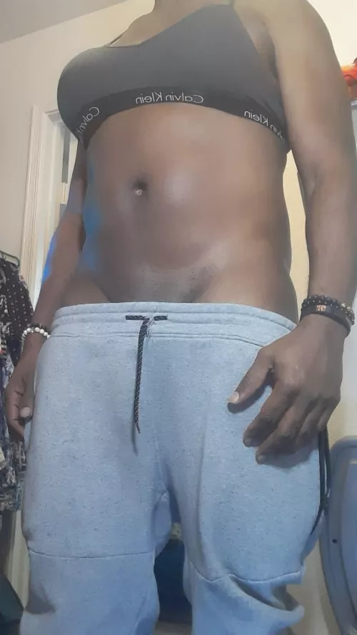 Gym time!🥰😘 by FemboyJojoBlack