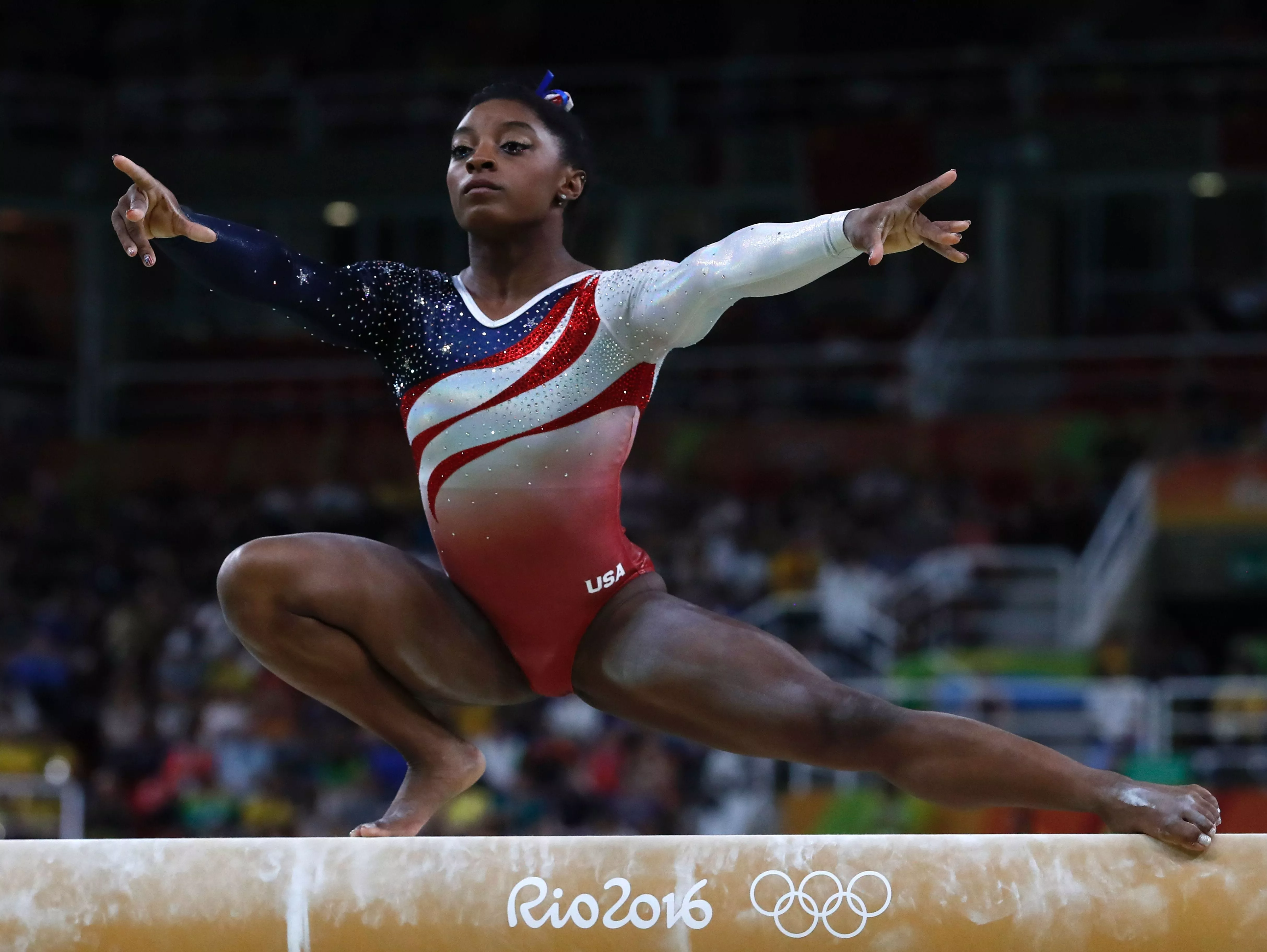 Gymnast Simone Biles posted by star_form_tree