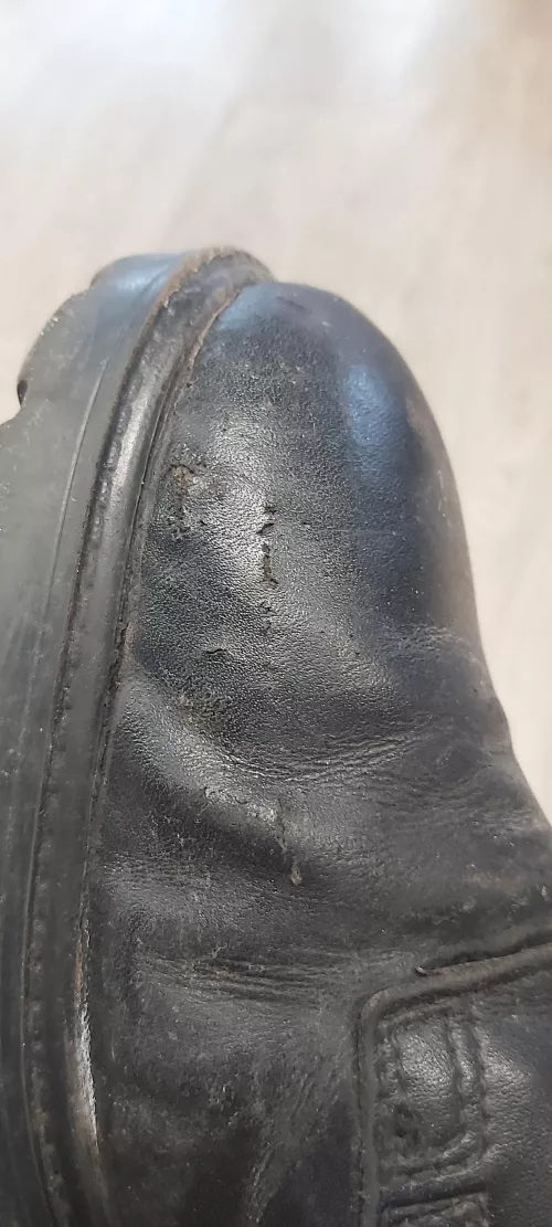 H! Is such wear normal to brand new boots, now used for six months extensively (for hiking and airsoft ) and relatively cared for? (CS95 assault boots, made by highlander) by Max534