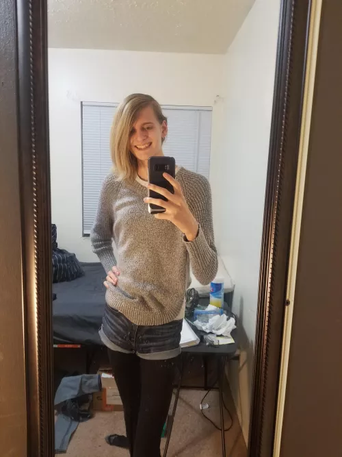 had a bit of self-confidence when i took this :) by SkinnyBitchWithaDick