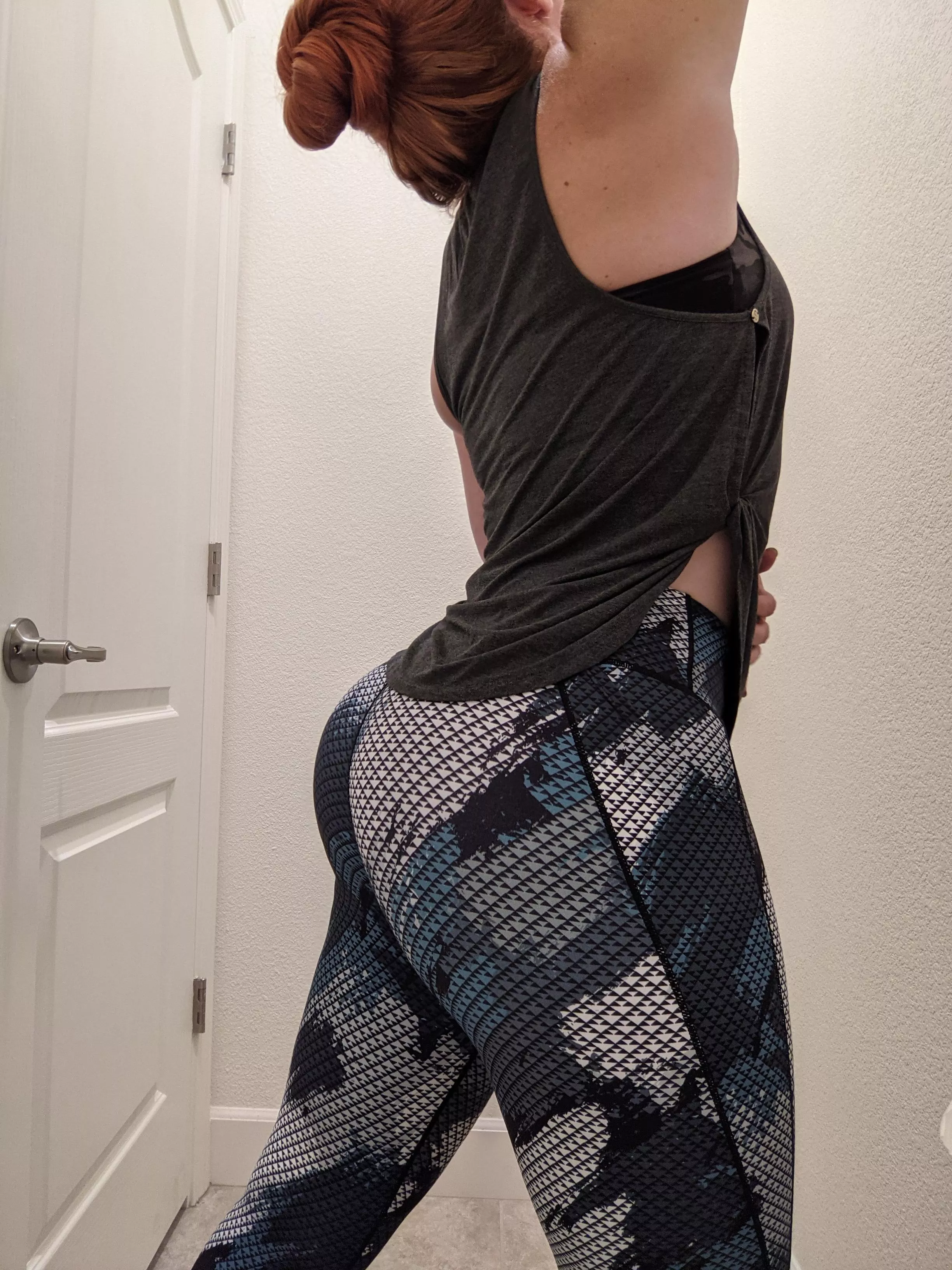 Had a great workout this morning 😁 posted by redhead_mom