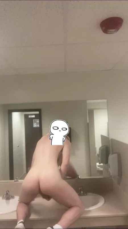 Had a little fun at the university library by Wbb24