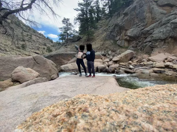 Had to take a detour to flash in nature :) by nudelovecouple