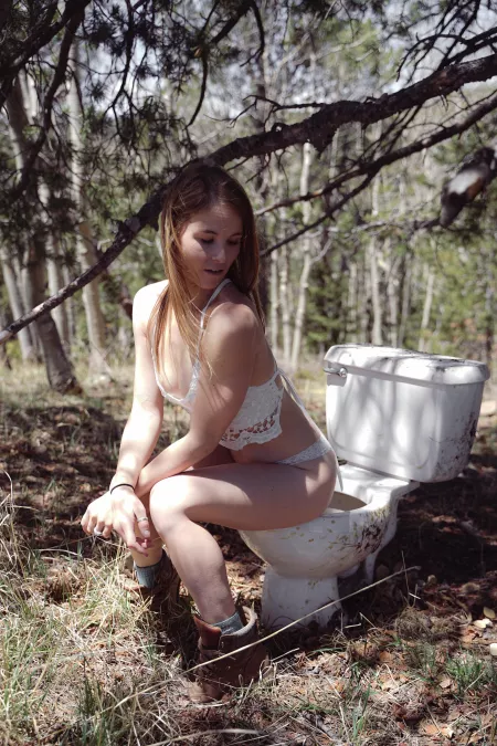 Haha does this count?! I set my timer on my camera and found a place to sit!! Lol by Cece_McGiggles