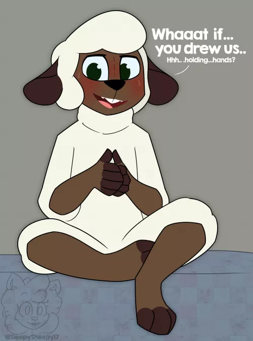 Haha, what if? 👉👈 [OC] by SleepySheeper