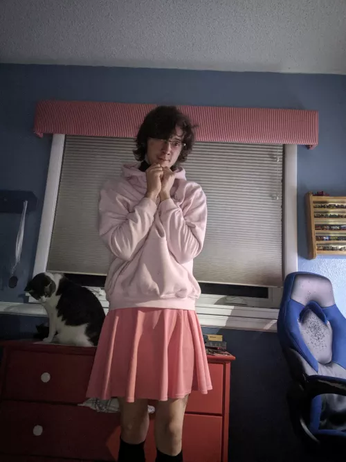 Hahaha look and me such a. E girl UwU by Professional-Rub7229