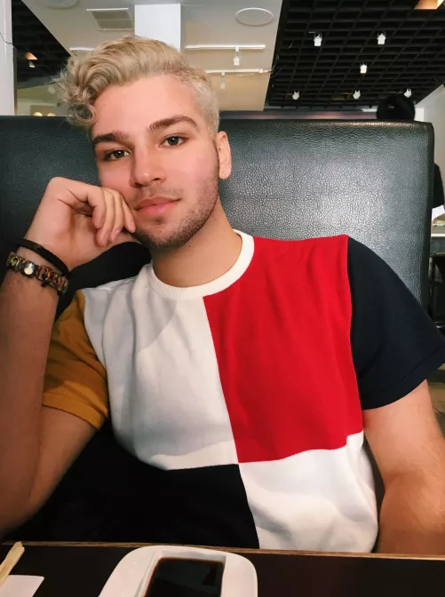 Hair inspo was Cloud from FFVII 😂 by buffyboyblues