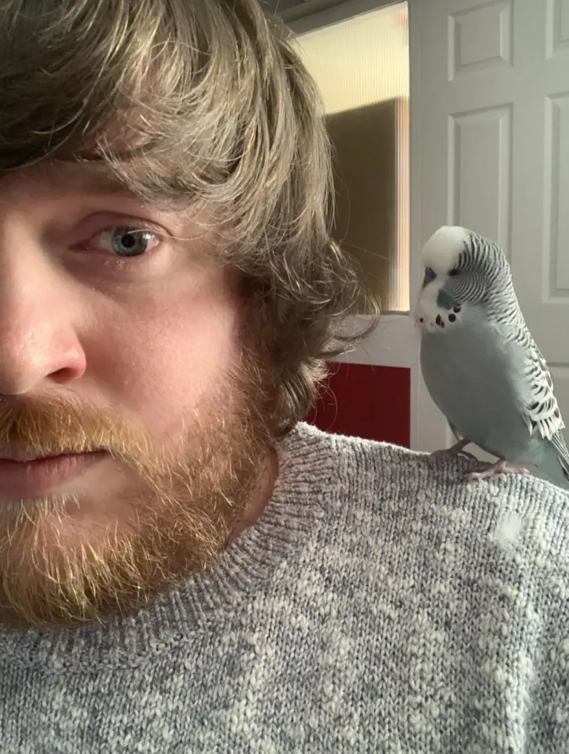 Haircut definitely needed but I made a new friend! 🥰 posted by OfficialCWH