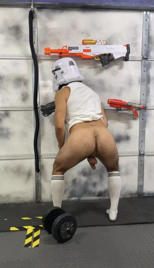 Hairy ass trooper by homogymbro