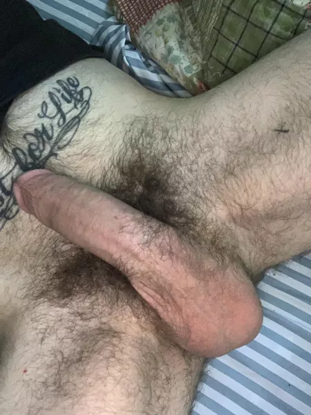 Hairy cock by WitchFingerer