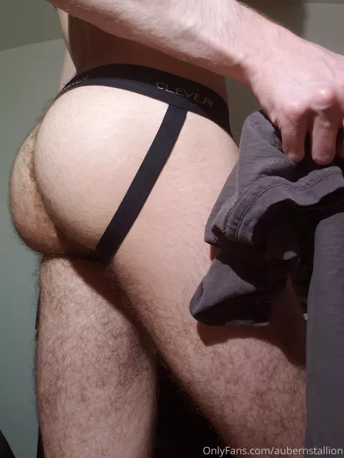 Hairy ginger buns in jockstrap! by AubernStalliOF
