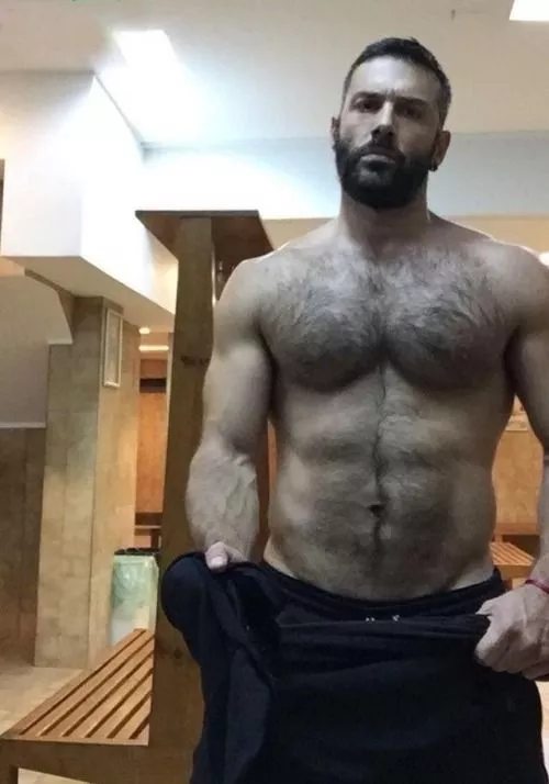 Hairy Man by gaypicsposter