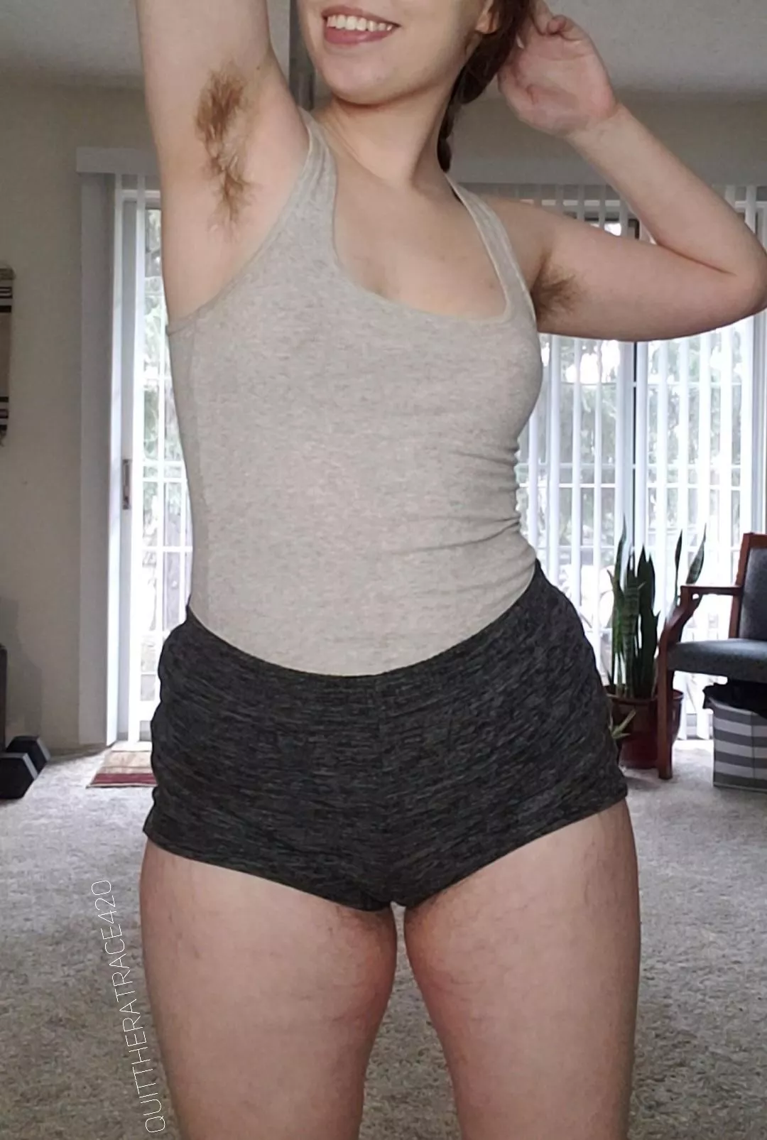 Hairy pits are beautiful ^_^ posted by quittheratrace420