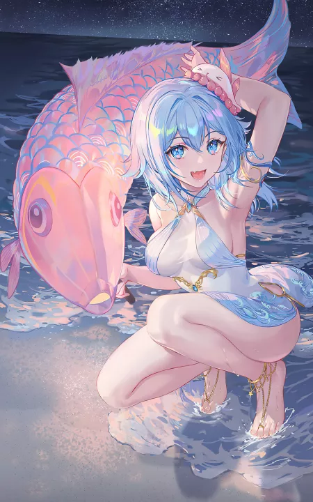 Haiyi [Synthesizer V] (3200x5120) by LZ58840