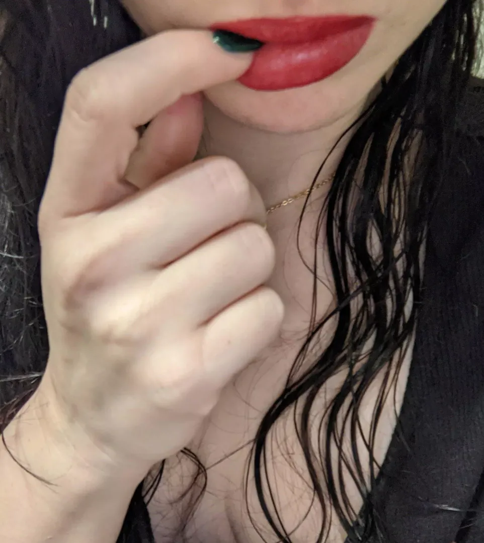Half nail half lip bite? :) posted by BuildABarbie