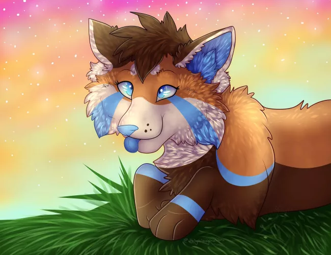 Halfbody commission I completed yesterday ✨🌅 by HollyFlowerPower