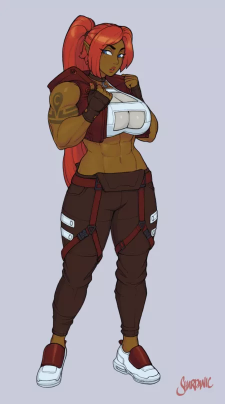 half-elf [d&d] (@Shardanic_Art) by i_love_succubus